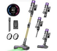 U20, Aspirateur Balai sans Fil 60KPA,600W, Technologie GreenEye, Autonomie de 60 mins, 1.5L, Tube Pliable, Brosse Anti-Emmêlement, Multifonction,