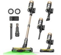 Ultenic UL15P Aspirateur à batterie,sans fil,70000PA/65min,système de 6 filtres,8×2200 mAh batterie amovible,nettoyage à 180°/autonome