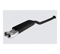 Ulter Sport Échappement compatible avec BMW E36 6-Cylindre Sedan/Touring/Cabrio/Coupe 320i 110kW/323i 125kW 1995-1998 2x 80mm DTM2