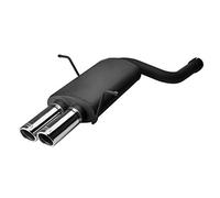 Ulter Sport Échappement compatible avec BMW E46 6-Cylindre Sedan/Coupe/Touring 320i 110kW/323i 125kW/328i 142kW 1998-2005 (avec 1 connection) 2x 70mm