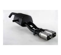 Ulter Sport Échappement compatible avec Renault Megane III Grandtour/Cabrio 1.4TCE 96kW/1.6 74/81kW/1.5dCi 62/77kW/1.9dCi 96kW/2.0dCi 118kW 2008-2012 2x 80x65mm
