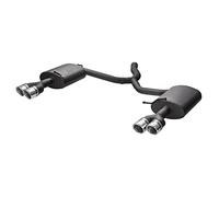 Ulter Sport Échappement double compatible avec Audi A4 8E/B7 Sedan/Avant 1.6i 75kW/1.8 T 120kW/2.0i 96kW/1.9TDI 85kW/2.0TDI 103kW 2005-2008 2x 70mm