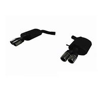 Ulter Sport Échappement double compatible avec Audi A4 (B7) Quattro Avant 2.0 TFSI 147kW 2004-2007 2x70mm