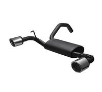 Ulter Sport Échappement double compatible avec Fiat 500 Abarth 1.4i T 99kW 2008- 90mm