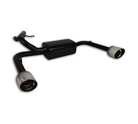 Ulter Sport Échappement double compatible avec Ford Focus III HB 1.6 EcoBoost 110kW 2010-2014 100mm