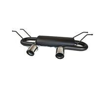 Ulter Sport Échappement double compatible avec Mazda MX-5 (ND) 1.5 96kW & 2.0 118/135kW 2015- 2x 91mm, Noir