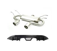 Ulter Sport Échappement double sur mesure | compatible avec Inoxydable Mazda MX-5 (ND) 1.5 96kW & 2.0 118/135kW 2015- 2x 91mm