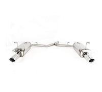 Ulter Sport Échappement inoxydable double compatible avec Fiat Freemont 2.0 D 125kW 2011- 90mm