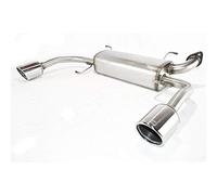 Ulter Sport Échappement inoxydable double compatible avec Suzuki Swift Sport IV 1.6 16V 100kW 2012- 100mm