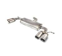 Ulter Sport Échappement inoxydable double compatible avec Volkswagen Golf VI HB 3/5-portes 1.4i 59kW/1.4TSi 90/118kW/2.0TDI 81/103kW 2008- 2x 70mm