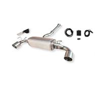 Ulter Sport Échappement inoxydable double sur mesure | compatible avec Toyota GR Yaris Mk2 2024- 206kW 2x115mm satinée