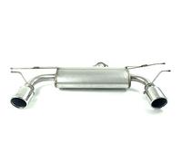 Ulter Sport Échappement inoydable double compatible avec Mazda CX-3 2.0 89kW 2015-2018 100mm