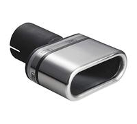 Ulter Sport Embout d'échappement - Ovale 110x45mm - Longueur 80mm - Montage ->50mm - Inoxydable