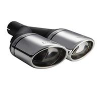 Ulter Sport Embout d'échappement - Ovale Double 120x80mm Incliné - Longueur 250mm - Montage ->50mm - Inoxydable