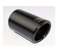 Ulter Sport Embout d'échappement - Ronde Ø70mm - Longueur 120mm - Montage 40-60mm - Inoxydable Noir