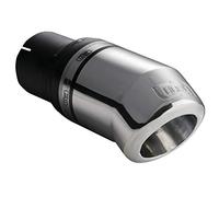 Ulter Sport Embout d'échappement - Ronde Ø80mm Down - Longueur 120mm | Montage ->50mm - Inoxydable