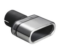 Ulter Sport Embout d'échappement - Ovale 110x45mm - Longueur 80mm - Montage ->50mm - Inoxydable