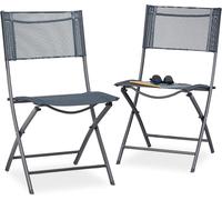 Ulteronixshop-10020944 Chaise De Jardin Pliable, Anthracite, 48 X 55 X 87 Cm