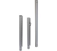 Ulteronixshop-10703 Premium Mât De Voile D'ombrage Réglable En Hauteur Poteau De Voile D'ombrage En Acier Inoxydable Hauteur Du Mât Max. 242,5 Cm