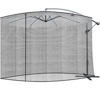 Ulteronixshop-12266 Moustiquaire pour parasols, à fermeture éclair, 3 m