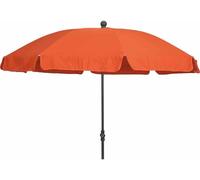 Ulteronixshop-271442 Tropico Parasol Base d'Acier/Polyester Terracotta/Anthracite 250 cm