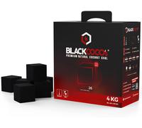 Ulteronixshop-4 KG Premium Shisha Coal Natural Charcoal Coconut and BBQ Briquettes de Charbon de Noix de Coco de Haute qualité pour narguilé et Barbecue Charbon de Bois en Cube Shisha & Barbecue