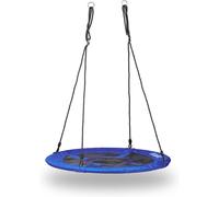 Ulteronixshop-Balançoire Nid D'oiseau Rond Bleu Foncé 100 X 100 X 145 Cm 10020820_652