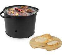 Ulteronixshop-Barbecue - À charbon de bois ou électrique - Portable & Polyvalent - Surface de cuisson Ø 32 cm - 1 400 W