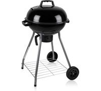 Ulteronixshop-Barbecue Charbon de Bois - BBQ sur Pied avec Couvercle - Grille Barbecue Portable - Barbecue Rond Ø 45 cm - Fumoir Jardin