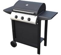 Ulteronixshop-Barbecue Gaz Hawaï - 3 Brûleurs 8,4 kW Butane/Propane - 2 Tablettes