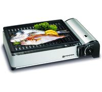 Ulteronixshop-Barbecue gaz Portable 1900W, Plancha gaz Anti¿adhésive avec Sac, Idéal Camping, terrasse, Balcon