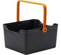 Ulteronixshop-Boîte de Rangement pour Outils de Plantation et Accessoires de Jardin, 35,3 x 27,2 x 17,4 cm (LxPxH), Résine Synthétique, Noir/Orange, 1071305