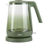 Ulteronixshop-Bouilloire en verre 1,7L DOD216V - 1850W - 2200W, verre borosilicate, rétro éclairage intérieur