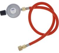 Ulteronixshop-Bouteille de gaz propane 1 lb et petit bidon de butane avec ensemble régulateur réglable, tuyau de 80 cm de long, filetage à gauche G1/4"" et filetage universel 1/2"" Flare Swivel pour