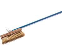 Ulteronixshop-Brosse professionnelle pour four avec poils en laiton, grattoir en acier inoxydable, poignée démontable en aluminium 2Smart