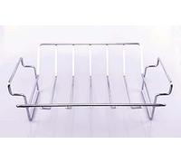 Ulteronixshop-Compatible avec de nombreux barbecues - Idéal pour les modèles Big Green Egg de 18" et plus grands Kamado - Grille de barbecue en acier inoxydable - Grille de cuisson pour côtes et dind