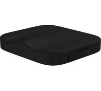 Ulteronixshop-Coussin Chaise Bureau et Voiture - Coussin Ergonomique et Orthopédique en Mousse à Mémoire de Forme - Dureté Moyenne (45D) - Noir 41cm x 41cm x 5cm