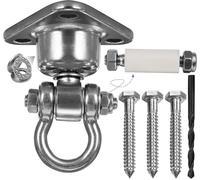 Ulteronixshop-Crochet de plafond pour charges lourdes, en acier inoxydable 304, rotation à 360° + 180°, crochet de balançoire pour fauteuil suspendu, hamac, sac de boxe, yoga, suspension pour poutres