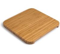 Ulteronixshop-Cube Planche d'appui - Fait du Cube Un Tabouret, Une Table d'appoint ou Une Tablette de Service - laquée - Bambou Massif - Accessoire pour brasero Cube