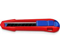 Ulteronixshop-CutiX Cutter universel en magnésium, 165mm, barre de stabilisation, verrouillage de la lame, lame sécable 18 mm, cutter, couteau, 90 10 165 BK