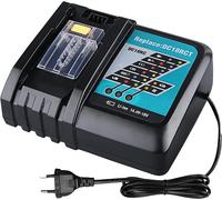 Ulteronixshop-DC18RC 4.0A Chargeur pour Makita Rapide de Remplacement pour 14.4V-18V Batterie BL1850B BL1830 BL1840 BL1850 BL1860 BL1430 BL1440 BL1450 Batteries
