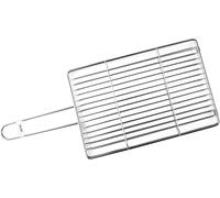 Ulteronixshop-Double grille pour sardines et poulpes - 30 x 20 x 2 cm - Acier inoxydable 18%, Argent