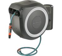 Ulteronixshop-Enrouleur de Tuyau Mural Rollup L (Blanc) ¿ Longueur 30m ¿ Ø13mm¿ Garantie 5 Ans¿ Dévidoir pivotant à 180°¿ Kit Complet avec Lance, raccord, Tuyau et Support Mural Inclus (18627-20)