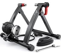 Ulteronixshop-Entraîneur De Vélo, Home Trainer Bicyclette, Freinage Magnétique, 6 Réglages De Résistance Avec Roue De Réduction Du Bruit, Poignée À Dégagement Rapide