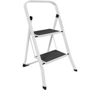 Ulteronixshop-Escabeau pliable en acier 2 marches Multicolore