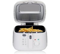 Ulteronixshop-Friteuse - Friteuse - 1800 Watt - 2,5 Litre - Jusqu'à 190ºC - Blanc