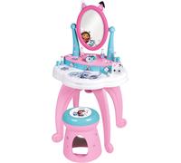 Ulteronixshop-Gabby et la Maison Magique - Coiffeuse 2 en 1 - Tabouret + 12 Accessoires Factices Inclus - Miroir Orientable - Dès 3 Ans - A Partir de 3 Ans - Fabrication Française