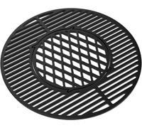 Ulteronixshop-Grille de Barbecue en Fonte avec Gourmet BBQ System, Grille de Cuisson pour Barbecue à Charbon Weber, Accessoire pour Weber Kettle 57 cm