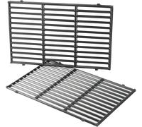 Ulteronixshop-Grille de Cuisson en Fonte pour Barbecue à Gaz Weber Genesis 300 Seire - Accessoire pour Weber Genesis 300 Seire - 2 Pièces - 49.5 x 32.5 cm