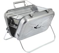 Ulteronixshop-Grille De Pique-Nique Et De Camping Pliante Portable En Acier Inoxydable - Fumoir À Charbon Pour Terrasse, Patio, Jardin, Camping, Randonnée Et Voyages À La Plage.
